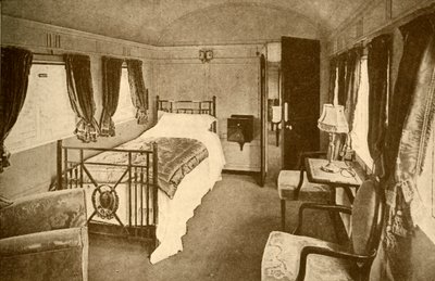 Dormitorio, Salón del Rey, Ferrocarril del Norte y Este de Londres, 1930 de Unbekannt