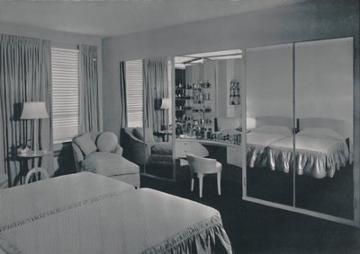 Dormitorio diseñado por James F. Eppenstein, Chicago, 1942 de Unbekannt