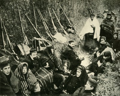 Soldados belgas en las trincheras, Primera Guerra Mundial, 1914, c. 1920 de Unbekannt