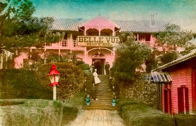 Hotel Belle Vue, Nagasaki, Japón, antes de 1920 de Unbekannt