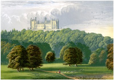 Castillo de Belvoir, Leicestershire, hogar del Duque de Rutland, c1880 de Unbekannt