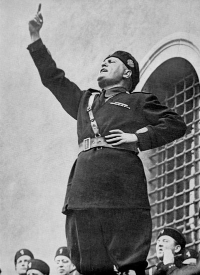 Benito Mussolini, dictador fascista italiano, c. 1930s de Unbekannt