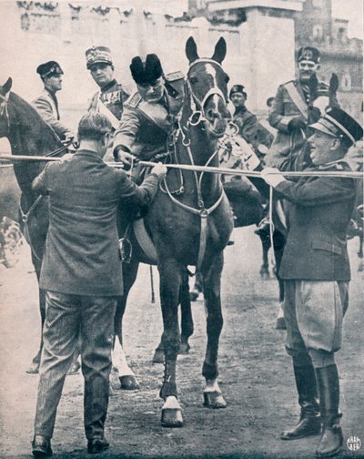 Benito Mussolini, líder fascista italiano, c1922-1933 de Unbekannt