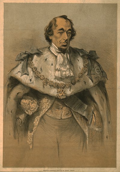 Benjamin Disraeli, c1870 de Unbekannt