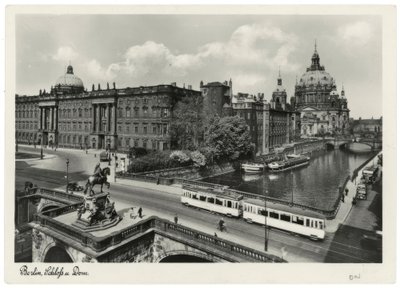Berlin, Stadtschloss mit Kurfürstenbrücke und Dom de Unbekannt