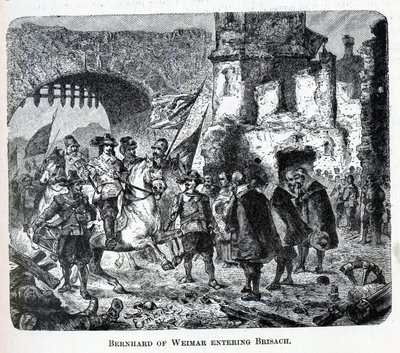 Bernhard de Weimar entrando en Breisach de Unbekannt