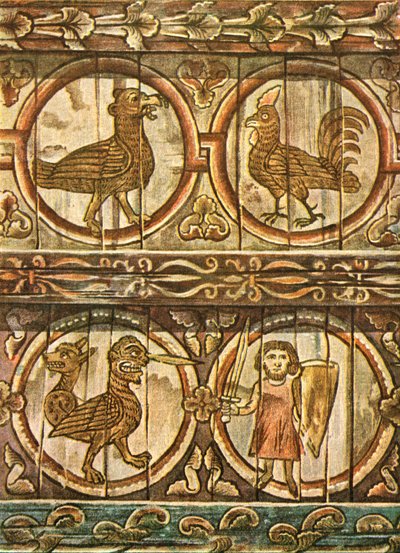 Techo de bestiario, Metz, Francia de Unbekannt
