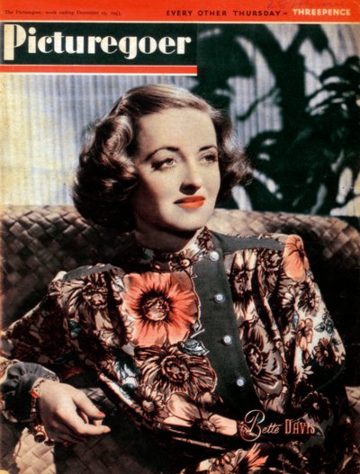Bette Davis 1908-1989, actriz estadounidense, 1943 de Unbekannt
