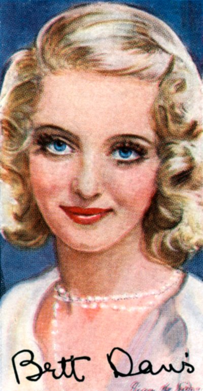 Bette Davis, 1908-1989, actriz estadounidense ganadora de dos premios de la Academia, siglo XX de Unbekannt