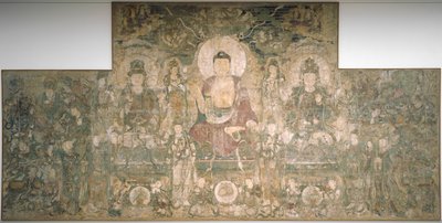 Bhaisajyaguru, el buda de la curación y la medicina, ca. 1319 de Unbekannt