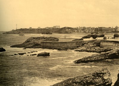 Biarritz - La Digue de la Cafetiere, c. 1930 de Unbekannt