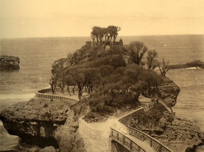 Biarritz - Le Rocher du Basta, c1930 de Unbekannt