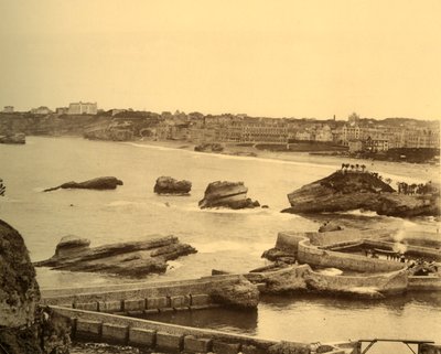 Biarritz - Vista general tomada desde el Atalaye, c1930 de Unbekannt