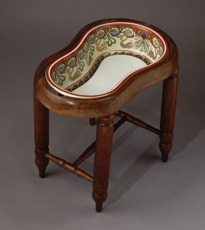 Bidet de Elisabeth de Baviera, Fábrica de Porcelana Carl Knoll, Carlsbad, 1887-1890 de Unbekannt