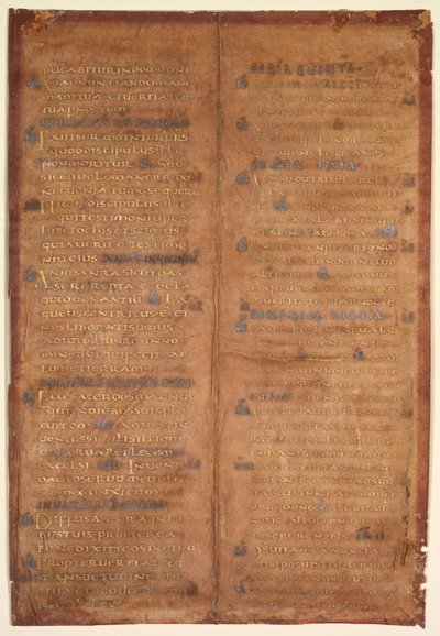 Bifolio extraído de un gradual carolingio recto, c. 830-860 de Unbekannt