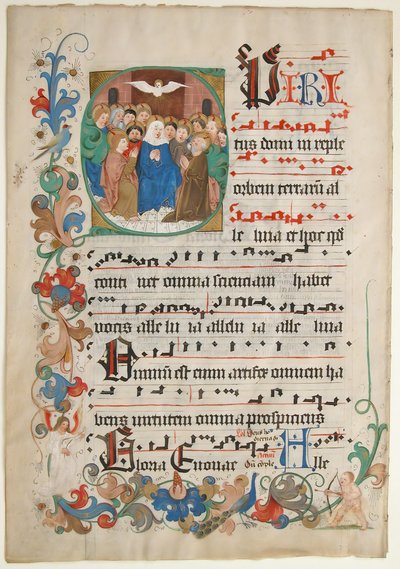 Bifolio de un gradual, finales del siglo XV de Unbekannt