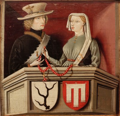 Retrato del matrimonio Wilhelm IV. Conde Schenk von Schenkens de Unbekannt