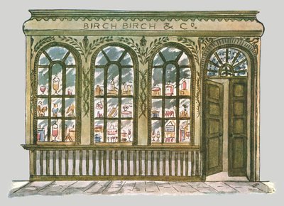 Frente de la tienda de Birch, Ciudad de Londres, 1928 de Unbekannt