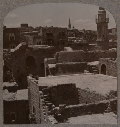 Vista aérea de Lydda, c. 1900 de Unbekannt