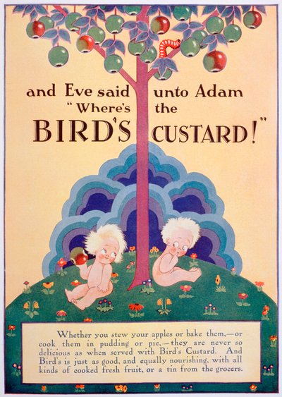 Anuncio de Birds Custard, 1928 de Unbekannt