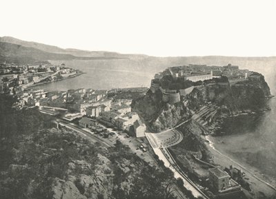 Vista de pájaro, Monte Carlo, Mónaco, 1895 de Unbekannt