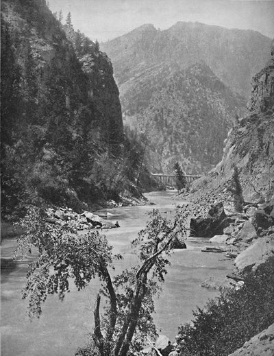 Cañón Negro del Gunnison, Col., c1897 de Unbekannt