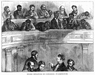 Senadores negros en el Congreso - Washington, 1868 de Unbekannt