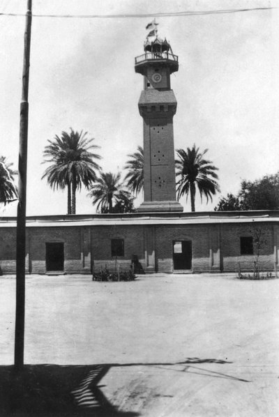 Torre de bloques, 31º hospital general británico, Bagdad, Mesopotamia, Primera Guerra Mundial, 1918 de Unbekannt