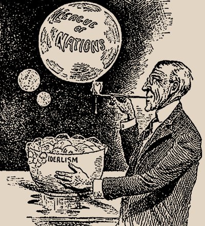 Soplando burbujas. Woodrow Wilson y la Liga de las Naciones, 1919 de Unbekannt