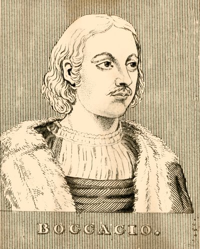 Boccaccio, 1313-1375, 1830 de Unbekannt