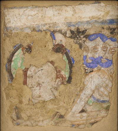 Bodhisattvas y monjes, de la Cueva 224, siglo IV-VI de Unbekannt