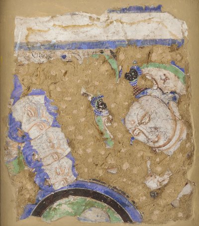 Bodhisattvas y monjes, de la cueva 224, siglos IV-VI de Unbekannt
