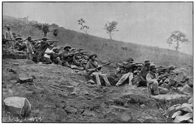 Boers sitiando Ladysmith, 2ª Guerra Bóer, 1899-1900 de Unbekannt