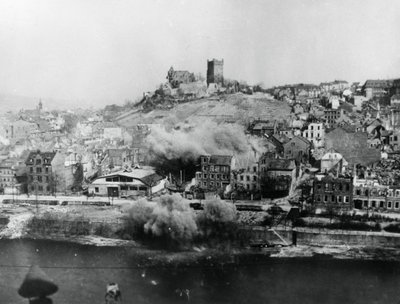Bombardeo de Bingen, Alemania, marzo de 1945 de Unbekannt