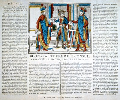 Bonaparte Primer Cónsul, siglo XIX de Unbekannt