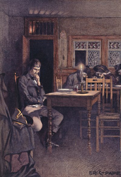 Bonaparte en 1792 como un frecuentador de un restaurante de seis sous en París, 1896 de Unbekannt