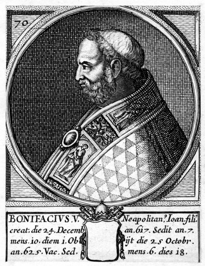 Bonifacio V, Papa de la Iglesia Católica de Unbekannt