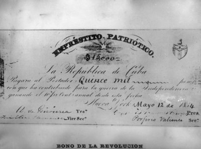 Bono de la Revolución, siglo XIX, 1920s de Unbekannt