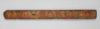 Cubierta de libro de un manuscrito del Sutra Ashtasahasrika Prajnaparamita, siglos X-XI de Unbekannt