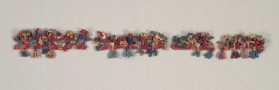 Fragmento de borde con pájaros y flores, 100 a.C.-700 d.C. de Unbekannt