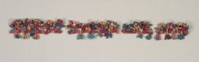 Fragmento de borde con pájaros y flores, 100 a.C.-700 de Unbekannt