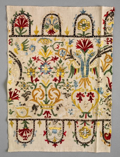 Franja de borde de una falda, 1600s - 1700s de Unbekannt