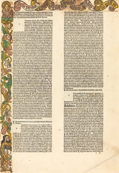 Borde de un almanaque de Unbekannt