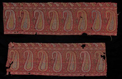 Borde de un chal, 1800s de Unbekannt