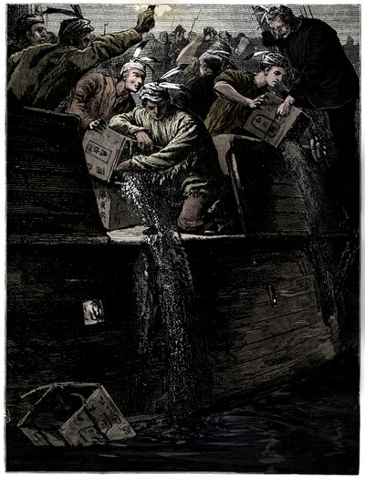 Fiesta del té de Boston, 26 de diciembre de 1773 de Unbekannt