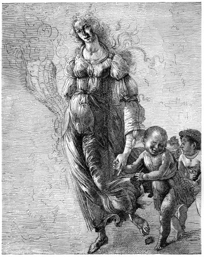 La Abundancia de Botticelli, 1882 de Unbekannt