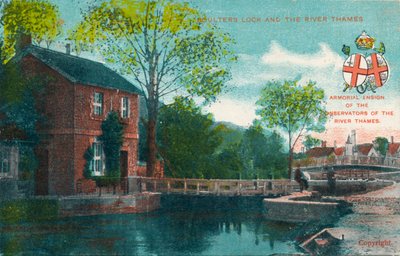 Boulters Lock y el río Támesis, c. 1910 de Unbekannt