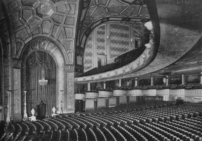 Cajas en el palco mezzanine, Capitol Theatre, Detroit, Michigan, 1925 de Unbekannt