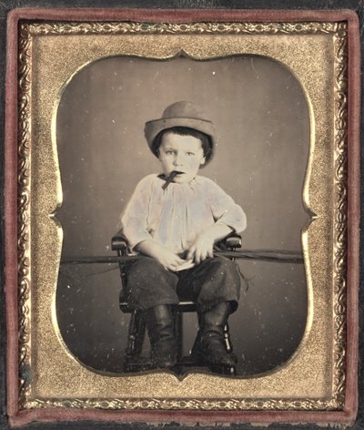 Chico con cigarro, c.1855. de Unbekannt