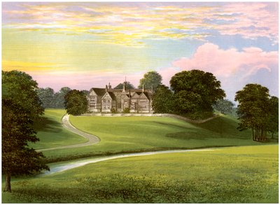 Bramall Hall, Cheshire, hogar de la familia Davenport, c. 1880 de Unbekannt